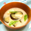 お料理ニャロメ's cooksnap of when they made 薄揚げと茄子の粕汁◎.