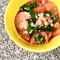 ふたごゆき's cooksnap of when they made オクラ トマト和え☆簡単まぜるだけ☆.