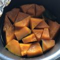 皆川智司's cooksnap of when they made これぞ黄金比☆簡単なカボチャの煮物.