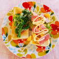 ﾁｲﾁｬﾝﾏﾏ's cooksnap of when they made 卵とハムと野菜のトースト.
