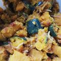 つえちょん's cooksnap of when they made ♡かぼちゃ和風サラダカリカリじゃこ入り.