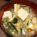 食べるって大事！'s cooksnap of when they made もやしと卵の味噌汁♪シャキふわ食感♪.