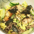 pawprints's cooksnap of when they made おいしい！焼き鮭と、きゅうりのちらし寿司.