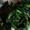 ぴあののりこ's cooksnap of when they made 春菊と海苔のナムル.