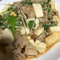 クックP52PBR☆'s cooksnap of when they made 豚こま切れ肉と豆腐と水菜のだし醤油炒め.