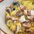 わかさわ家's cooksnap of when they made 2ステップ！簡単★白菜と鯖缶の蒸し煮.