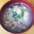 ゆすひと's cooksnap of when they made ◎揚げ玉入れちゃった味噌汁◎.