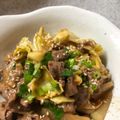 ころんぴ's cooksnap of when they made 牛肉とキャベツの中華味噌炒め.