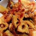 ＭＩ−ＳＡＮ's cooksnap of when they made レンコンと鶏肉の照り焼き.