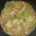 クック5PKJNY☆'s cooksnap of when they made 豚挽き肉で簡単♪白菜丼♪.