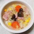 ＊れいぴん＊'s cooksnap of when they made 白菜とベーコンの♡ミルク鍋♡.