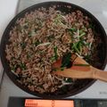 ♬あじさいのレシピ♬'s cooksnap of when they made ひき肉とニラもやし☆スタミナもりもり炒め.