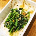 abeman's cooksnap of when they made ■小松菜のたっぷりごま味噌和え■.