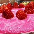THRSママ's cooksnap of when they made 簡単～いちごムースケーキ☆.