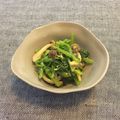 shangzi428's cooksnap of when they made レンジで簡単☆春菊とキノコのマリネ☆.