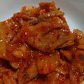 TaniYuri's cooksnap of when they made 下味冷凍★豚バラキムチ.