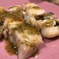 Pericom's cooksnap of when they made あぶらカレイのムニエル♪バジルソース♪.