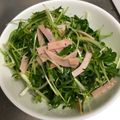 Иanaco's cooksnap of when they made シャキシャキごま香る◎水菜とハムのナムル.
