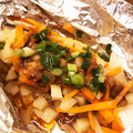 hinaboco's cooksnap of when they made あま～い芋と鮭のちゃんちゃん焼き.