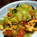 ⭐ひっきー⭐'s cooksnap of when they made チンゲン菜と卵のオイスターソース炒め.