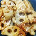 ばっしーさん's cooksnap of when they made 簡単！レンコンの甘辛炒め.