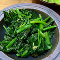 mugiyoshi's cooksnap of when they made ほうれん草の中華炒め お手軽！美味しい♡.