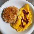 ebipeco's cooksnap of when they made 粉チーズがカリカリな洋風焼きおにぎり♡.