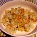 chee50's cooksnap of when they made シーフードミックスで簡単☆炊き込みピラフ.