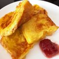 る〜む's cooksnap of when they made 浸し時間不要！食パンdeフレンチトースト.