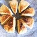 柳井理瀬's cooksnap of when they made 材料３つ！！簡単クリームチーズスコーン.