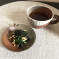 ☆こまっと☆'s cooksnap of when they made ほうれん草となめたけの簡単和え.