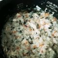 まり0105's cooksnap of when they made 離乳食中期★ひじきと野菜炊き込み粥.