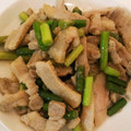 いぬくろ's cooksnap of when they made 【豚とニンニクの芽】簡単！白だし生姜炒め.