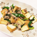 いやんのん＊'s cooksnap of when they made 簡単★厚揚げと豚こまの甘辛炒め.
