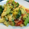 ユキぽっちん's cooksnap of when they made 簡単！☆トマトとブロッコリーのオム炒め☆.