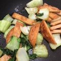 mantacarp's cooksnap of when they made お弁当に◎まる天と水菜の甘辛さっと煮！♫.