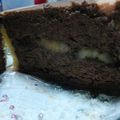 明日歩's cooksnap of when they made バレンタイン✾簡単チョコムースのケーキ.