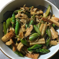 るっち0219's cooksnap of when they made アスパラと椎茸とちくわのオイマヨ炒め.