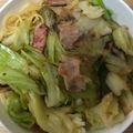 かおり♡♡♡'s cooksnap of when they made キャベツとベーコンのスープパスタ.