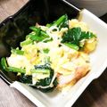 そらてんママ's cooksnap of when they made ほうれん草＆カニカマの卵炒め.