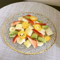 ☆こまっと☆'s cooksnap of when they made 華やか朝ごはん♪フルーツトーストサラダ.