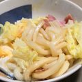 Miffy♡'s cooksnap of when they made 4分でレンチン！キャベツとベーコンうどん.