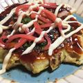 naochiino's cooksnap of when they made 米粉で♪山芋たっぷりフワフワお好み焼き.