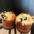 ♡まーちゃん's cooksnap of when they made HMで作るブルーベリーアメリカンマフィン.