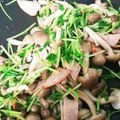 みずたま1616's cooksnap of when they made ☆超簡単☆豆苗ベーコンしめじの卵炒め☆.