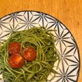 mari_pero's cooksnap of when they made 春菊のジェノベーゼ.
