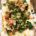 Nat728's cooksnap of when they made 厚揚げのチーズ焼き.