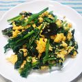いとしのせん's cooksnap of when they made お弁当！きくらげとほうれん草の玉子炒め.