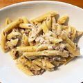 クックI0IQN3☆'s cooksnap of when they made きのこと挽き肉のクリームパスタ.