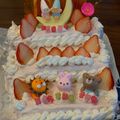 れぃんぼう's cooksnap of when they made ひな祭りにどーぞ！お雛様ケーキです❤.